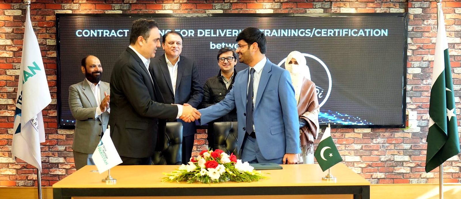 Signing an agreement with PSEB to deliver trainings and certifications