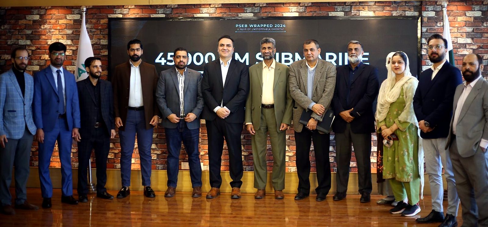 With the PSEB team