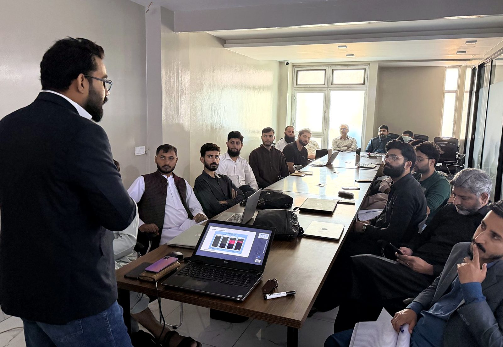 MetaPi trainer leading a class